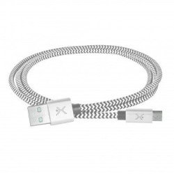Cable USB A Micro USB PERFECT CHOICE PC-101680 - Plata