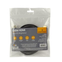 Cable HDMI 2.1 8K Negro 2m PERFECT CHOICE PC-101703 - Negro