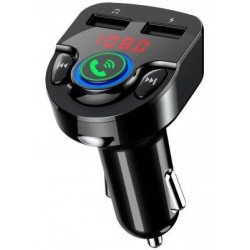 Transmisor BT Doble puerto USB PERFECT CHOICE PC-331148 - Negro, 87, 5