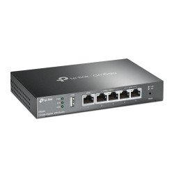 Router VPN gigabit Omada TP-Link ER605 balanceador de carga gigabit 4 puertos WAN: 1 puerto WAN gigabit y 3 puertos WAN, LAN 25,