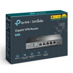 Router VPN gigabit Omada TP-Link ER605 balanceador de carga gigabit 4 puertos WAN: 1 puerto WAN gigabit y 3 puertos WAN, LAN 25,