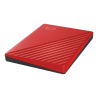Disco duro externo portátil 1TB WD My Passport rojo 2.5, USB3.0, copia local, encriptación, Win Disco duro externo portátil 1TB WD My Passport rojo 2.5, USB3.0, copia local, encriptación, Win