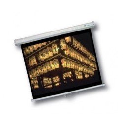 Pantalla multimedia screen msc-178b bco 100 diagonal formato 1:1 color blanco mate para colgar manual