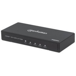Video Splitter HDMI 4k@60Hz MANHATTAN 207805 - Negro, HDMI