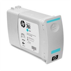 Cartucho de tinta para plotter HP 761 cian 400 ml cm994a