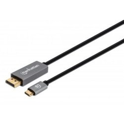 Cable USB-C a DisplayPort M MANHATTAN 354844 - USB C, DisplayPort, 2 m