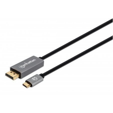 Cable USB-C a DisplayPort M MANHATTAN 354844 - USB C, DisplayPort, 2 m