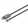 Cable USB-C a DisplayPort M MANHATTAN 354844 - USB C, DisplayPort, 2 m
