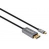 Cable USB-C a DisplayPort M MANHATTAN 354844 - USB C, DisplayPort, 2 m