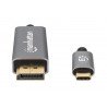 Cable USB-C a DisplayPort M MANHATTAN 354844 - USB C, DisplayPort, 2 m