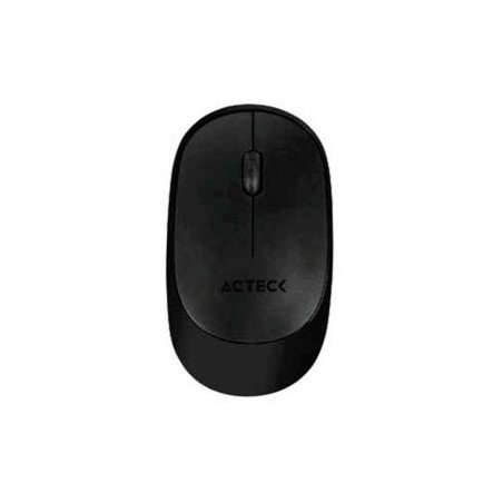 Mouse inalámbrico Acteck Optimize MM276W óptico 1200 DPI 2 botones + scroll color plata, negro AC-932660