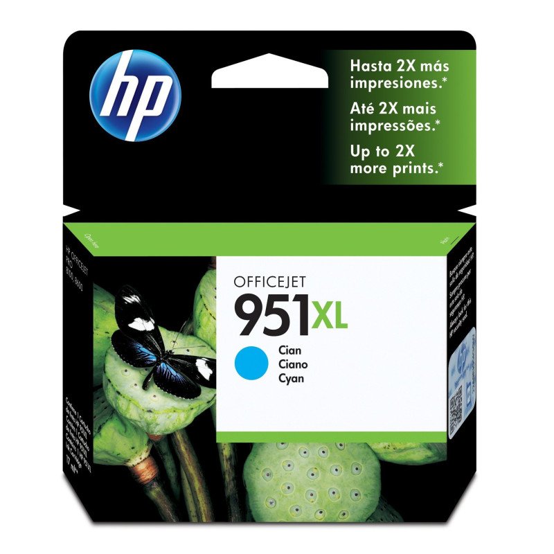 HP 951xl cian OfficeJet ink cartridge HP 951xl cian OfficeJet ink cartridge