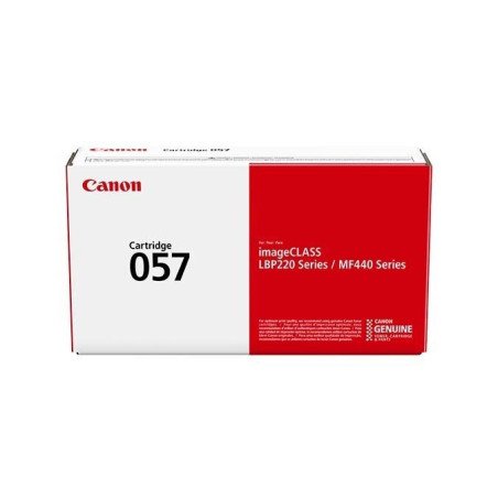 Tóner Canon 057 BK - 3,100 páginas, Negro