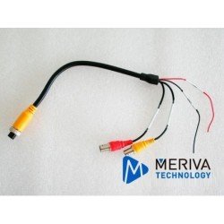 MVA-BNCDIN - Meriva Technology Cable convertidor DIN de aviación a BNC Ideal para realizar integraciones de cámaras con conector