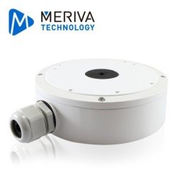 Caja de conexiones - junction box Meriva technology mva-jb0303 para cámaras montaje en pared o en techo. Compatible con cámaras