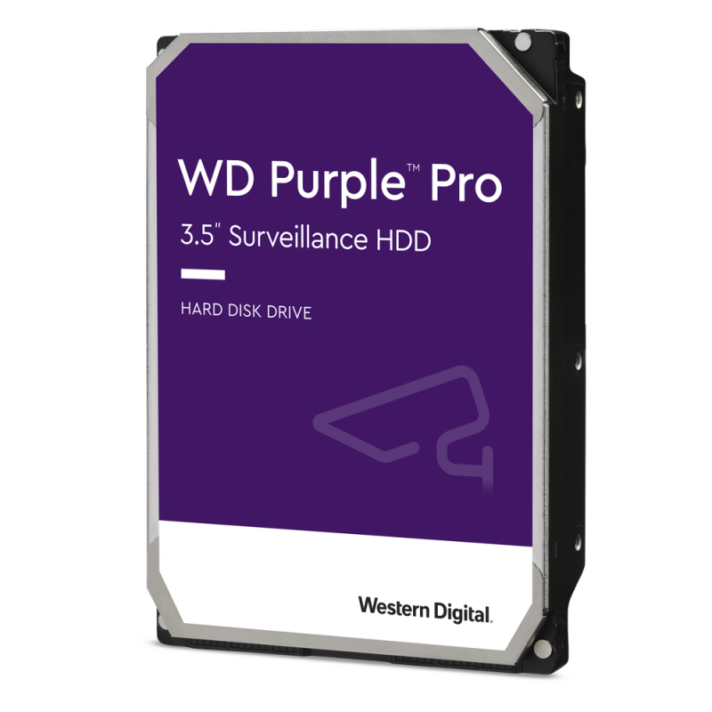 Disco duro interno WD Purple Pro 3.5 12TB SATA3 6GB/s 256mb 24x7 para DVR y NVR de 1-16 bahías y 1-64 cámaras con IA Disco duro interno WD Purple Pro 3.5 12TB SATA3 6GB/s 256mb 24x7 para DVR y NVR de 1-16 bahías y 1-64 cámaras con IA