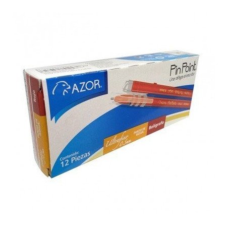 Pluma pinpoint Azor 6840RO, rojo 0.5 con 12