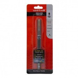 Bolígrafo Azor uni-ball Deluxe roller UB155NE1 negro. Blíster con 1 pi