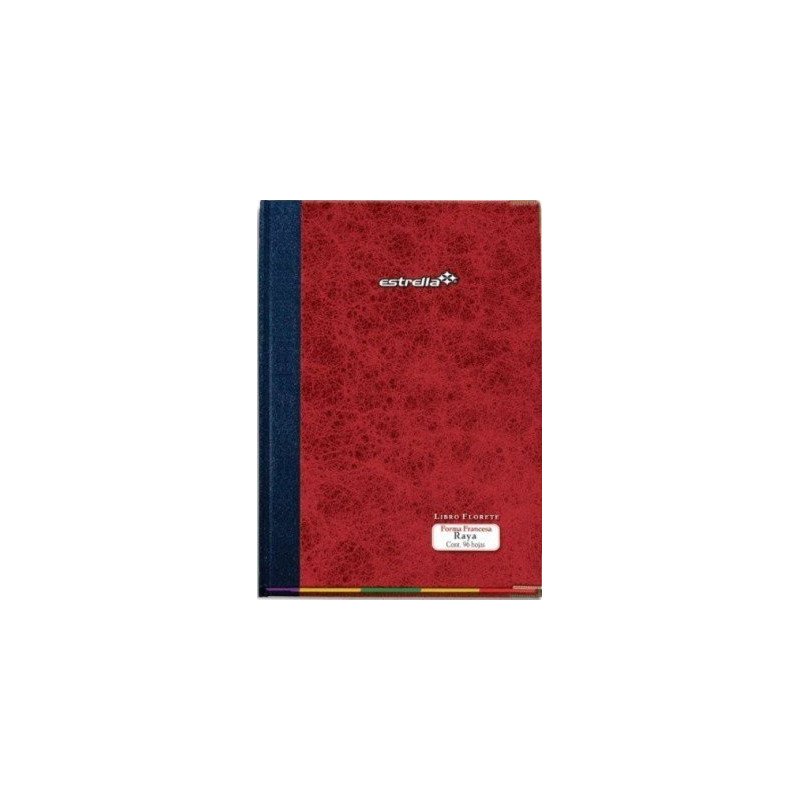 Libro florete 96 hojas forma francesa Estrella 0107
