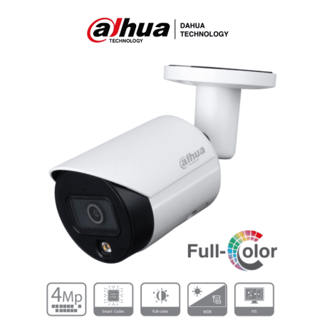 Dahua Technology Lite IPC-HFW2439S-SA-LED-S2 Bala Cámara de seguridad IP Interior y exterior 2688 x 1520 Pixeles Pared/poste