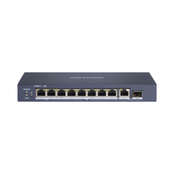 Switch Poe+, 6 puertos Poe+, 2 puertos Poe++, bt (90 w), 1 puerto SFP, 1 puerto uplink gigabit, 300 m PoE larga distancia