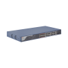 Switch monitoreable de 24 puertos Poe+ (hasta 250 m), 10/100 Mbps, 2 puertos RJ45 + 2 SFP (combo), 370 watts, conexión remota de Switch monitoreable de 24 puertos Poe+ (hasta 250 m), 10/100 Mbps, 2 puertos RJ45 + 2 SFP (combo), 370 watts, conexión remota de