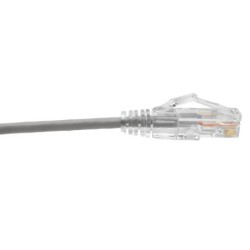 Patch cord Tripp Lite N201-S01-GY Cable Ethernet (UTP) Patch Delgado Moldeado Snagless Cat6 Gigabit (RJ45 M/M), Gris, 30.5 cm