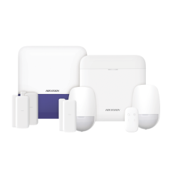 kit de alarma AX pro con GSM (3g/4g), incluye: 1 hub, 2 sensores PIR, 