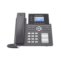 Teléfono IP Grado Operador, 3 líneas SIP con 6 cuentas, 10 botones BLF, puertos Gigabit PoE