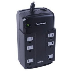 No break Cyberpower 350va CP SLG UPS 6contactos tel USB 3años