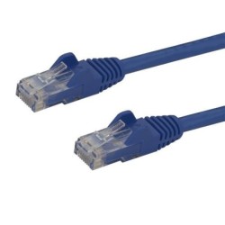 Cable de red ethernet snagless sin enganches cat 6 cat6 gigabit 0.5m - azul - Startech.com mod. N6patc50cmbl