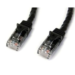 Cable de red ethernet snagless sin enganches cat 6 cat6 gigabit 5m - negro - Startech.com mod. N6patc5mbk