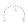 Cable de parcheo Slim UTP cat6 - 30 cm gris diámetro reducido (28 AWG)
