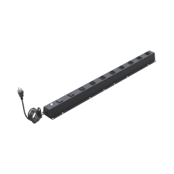 PDU vertical de 10 contactos (nema 5-15r). Volt. Ent./sal.: 120vca/15a compatible con racks eirl y eiqr.