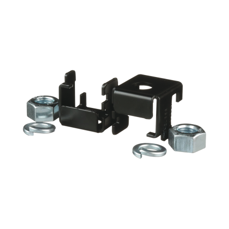 Soporte para montaje en charola tipo escalerilla, compatible con rieles de 9.5 x 38.1 mm o 9.5 x 50.8 mm, uso con varilla roscad