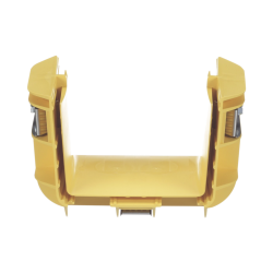 Unión recta "cople", para canaleta fiberrunner 4x4, color amarillo