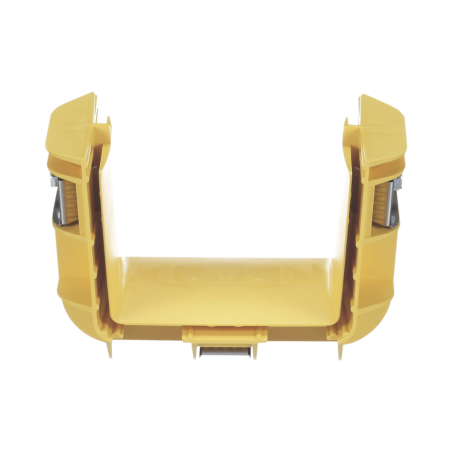 Unión recta "cople", para canaleta fiberrunner 4x4, color amarillo