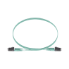 Jumper de fibra óptica multimodo 50/125 OM3, LC-LC dúplex, OFNR (riser), color aqua, 5 metros Jumper de fibra óptica multimodo 50/125 OM3, LC-LC dúplex, OFNR (riser), color aqua, 5 metros