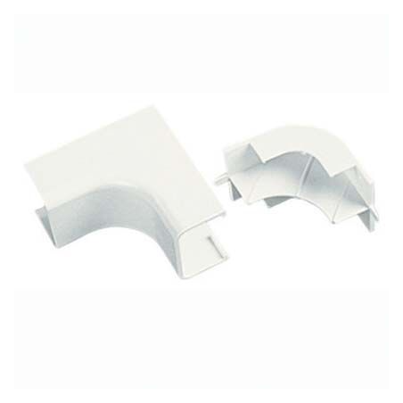 Esquinero interior, para uso con canaleta LDPH10 y LD2P10, material ABS, color blanco