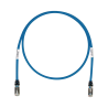 Patch cord cat6a, blindado S/FTP, cm/ls0h, 10ft, color azul