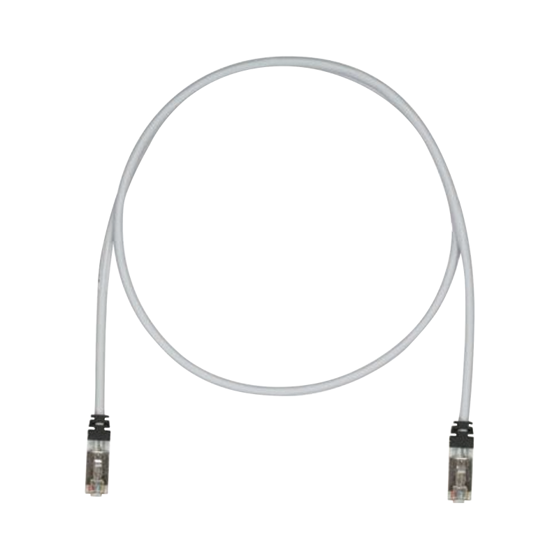 Patch cord cat6a, blindado S/FTP, cm/ls0h, 10ft, color gris