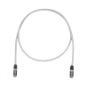 Patch cord cat6a, blindado S/FTP, cm/ls0h, 10ft, color gris