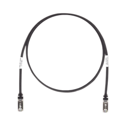 Patch cord cat6a, blindado S/FTP, cm/ls0h, 7ft, color negro