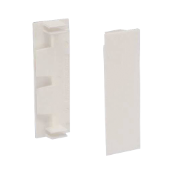 Unión recta de tapa, para uso con canaleta t70, material PVC rígido, color blanco mate