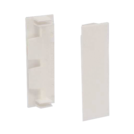 Unión recta de tapa, para uso con canaleta t70, material PVC rígido, color blanco mate