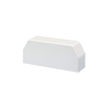 Tapa final, para uso con canaleta t70, material PVC rígido, color blanco