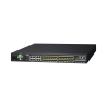 Switch Core capa 3, 24 puertos SFP 100/1000x, 8 puertos compartidos gigabit ethernet, 4 puertos SFP de 10 GBps