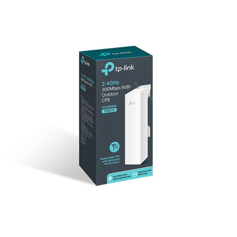 Access point TP-Link inalámbrico cpe para exteriores 2.4GHz 300mbps 2 ant internas mimo 9dbi Access point TP-Link inalámbrico cpe para exteriores 2.4GHz 300mbps 2 ant internas mimo 9dbi
