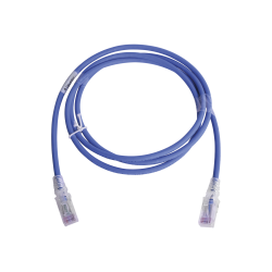 Patch cord mc6 modular cat6 UTP, cm/ls0h, 5ft, color azul
