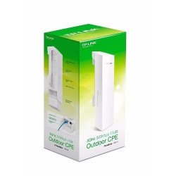 Access point TP-Link inalámbrico CPE para exteriores 2.4GHz 300mbps 2 ant internas mimo 12dbi
